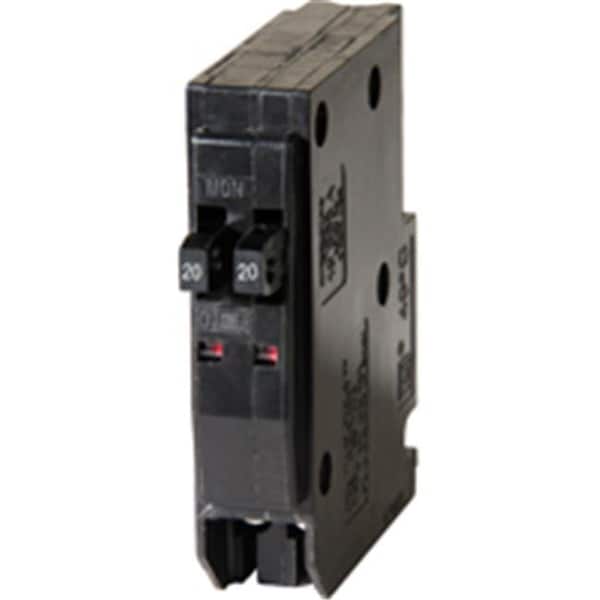 Square D Circuit Breaker, QO Series, 20A, 2x1 Pole, 120/240V AC, 10kA at 120/240V AC 5841564 - main